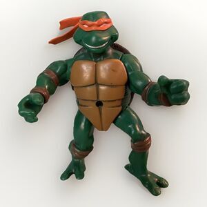 Teenage Mutant Ninja Turtles Michelangelo Action Figure Toy TMNT Vintage 2002
